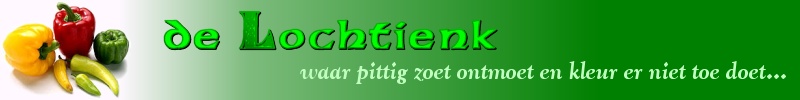 De Lochtienk - waar pittig zoet ontmoet en kleur er niet toe doet... De Lochtienk - waar pittig zoet ontmoet en kleur er niet toe doet...